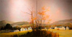 Scott Farm Diptych by Paul Stone